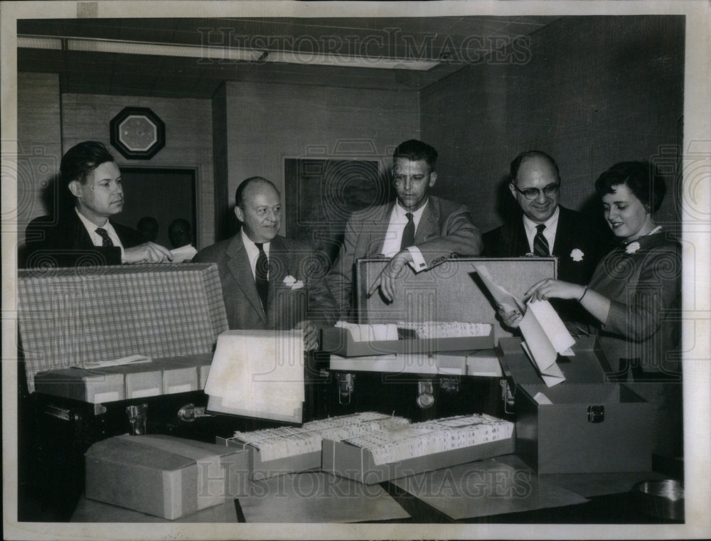 1958 PABST BROWNING CO BOARD DIRECTORS - Historic Images