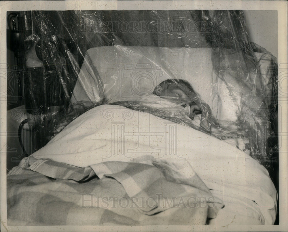 1948 South Chicago Hospital Jack reading - Historic Images