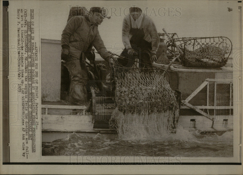 1973 Captain Art Signal Henry Burroughs Bay - Historic Images