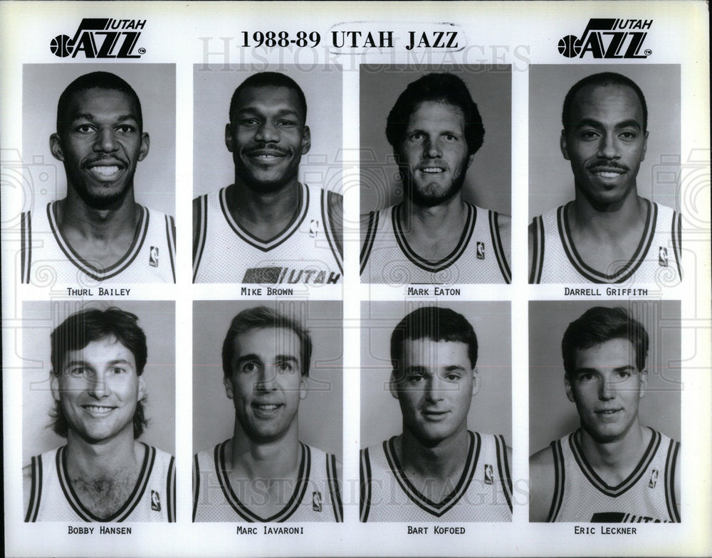 1988 Utah Jazz Basketball Salt Lake City, - Historic Images