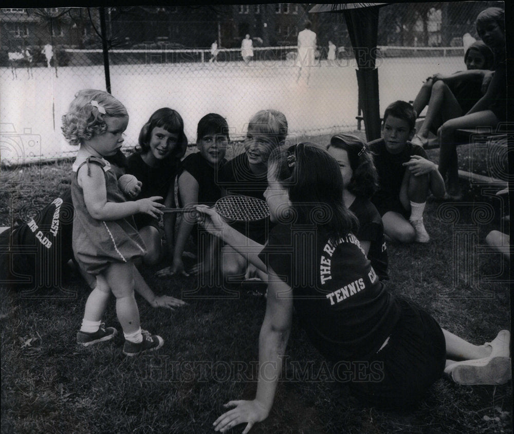 1962 River Forest Tennis Club Ball Girls - Historic Images