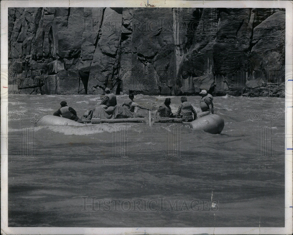 1971 Big Rubber Raft Canyons Colorado River-Historic Images