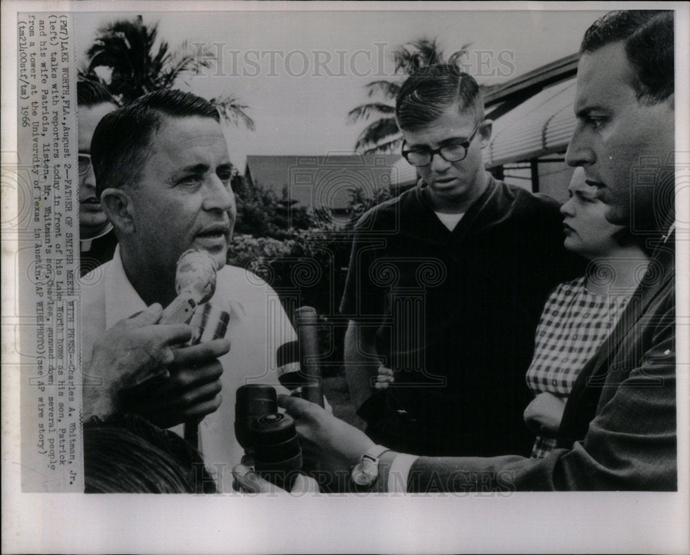 1966 Charles Whitman Jr Sniper Lake Worth - Historic Images