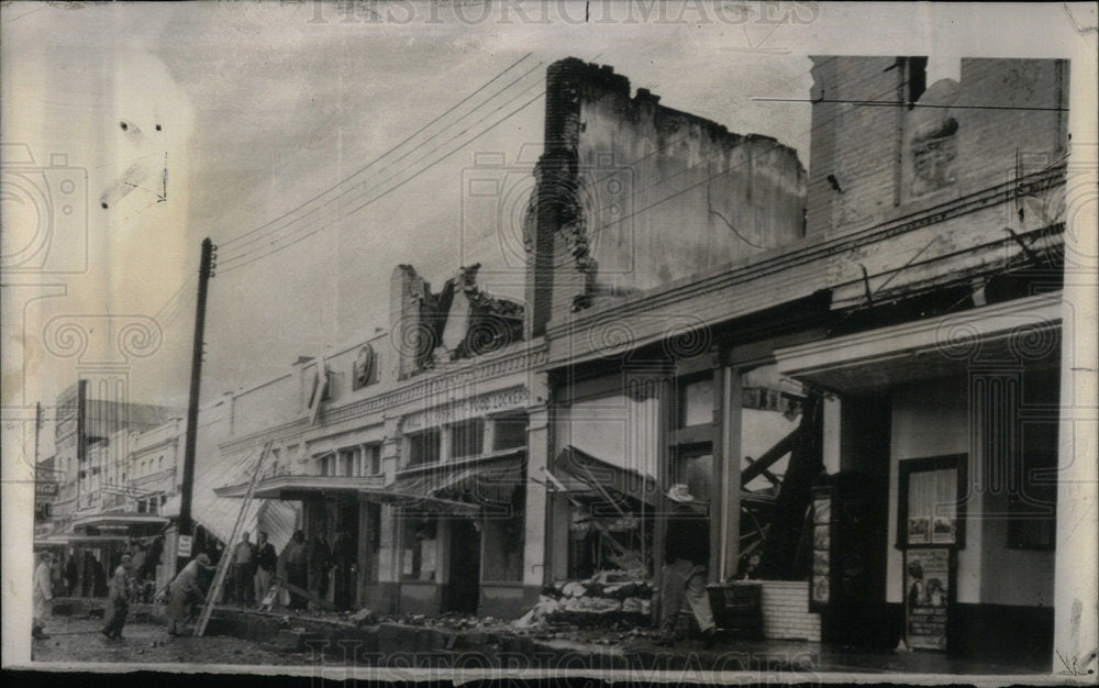 1977 West Tennessee downtown Storm Wind - Historic Images