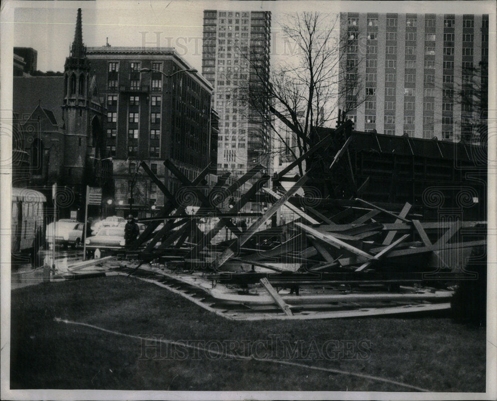 1968 Signboard Northeast corner of Pearson - Historic Images