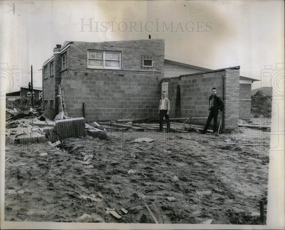 1958 Break Garage Wilmette Suburb Gale Mile - Historic Images