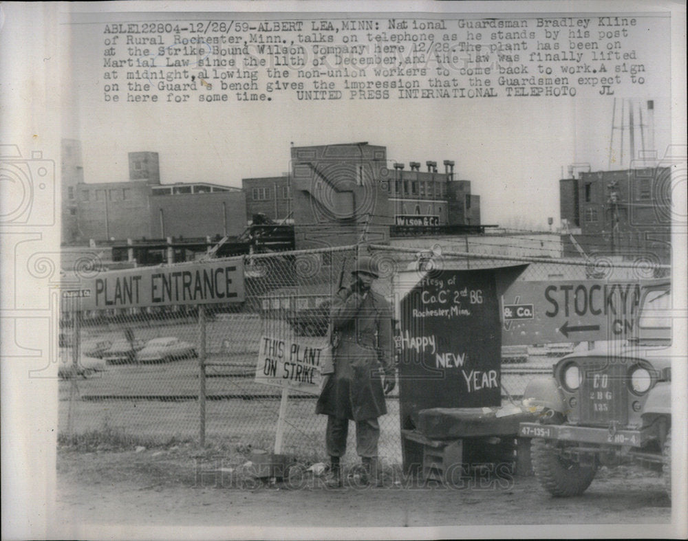 1959 Alberta Wilson Company Strike - Historic Images