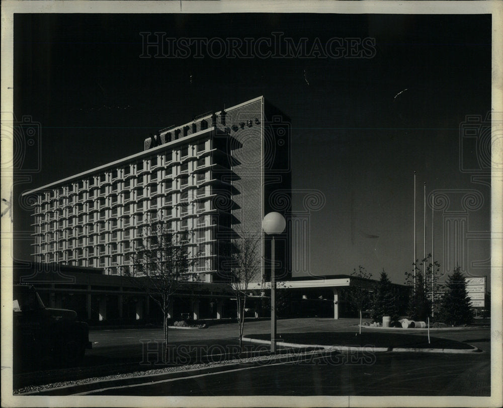 1967 Marriott Hotel Line Chicago Hare Glamo - Historic Images