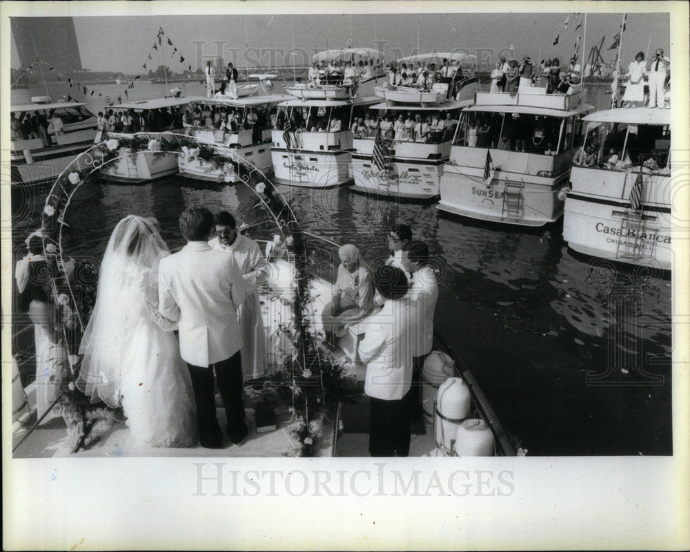 1984 Marriage Ceremonies Minister Lynch - Historic Images