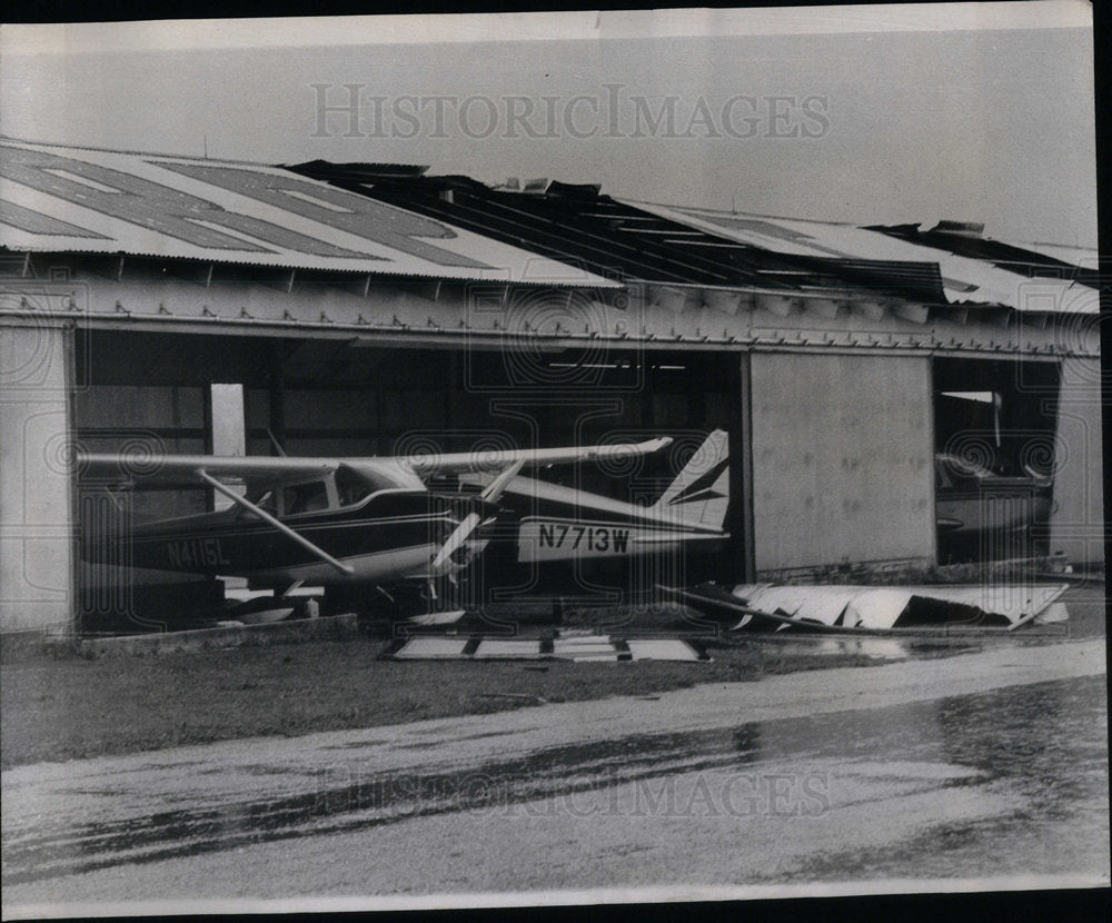 1967 Tornado touched Galt Airport Greenwood - Historic Images