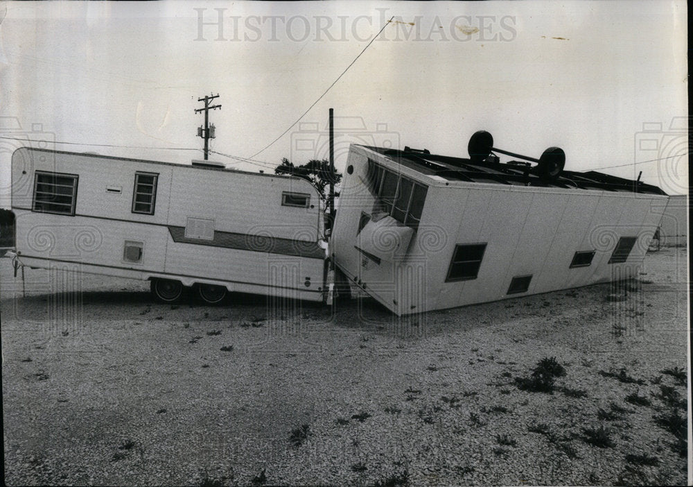 1974 Wind Storm Damage Chicago Area - Historic Images