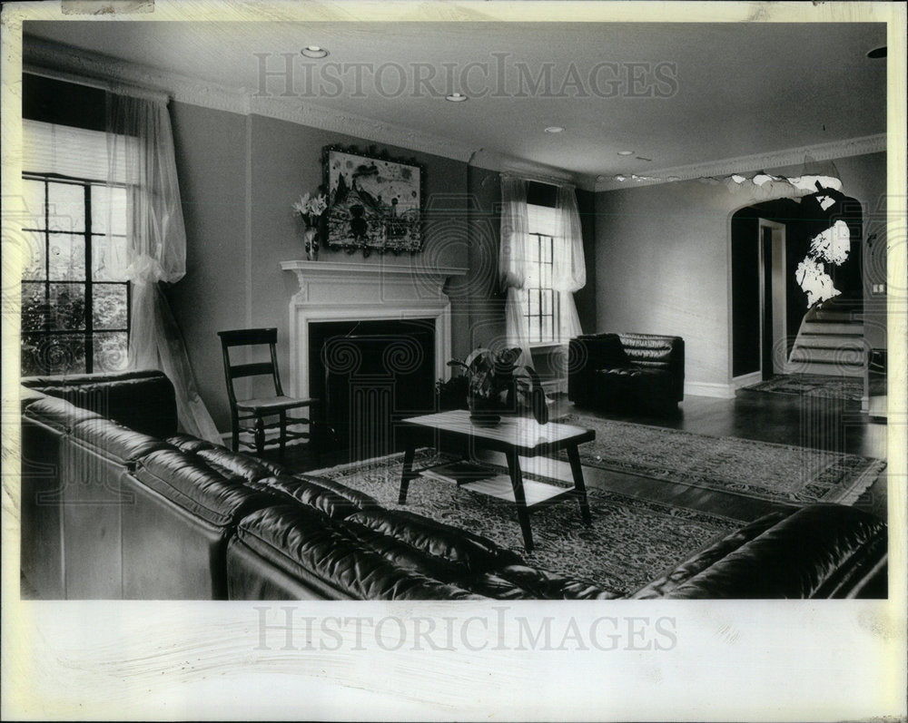 1984 Living Room Lake Evanston Randy Ettner - Historic Images