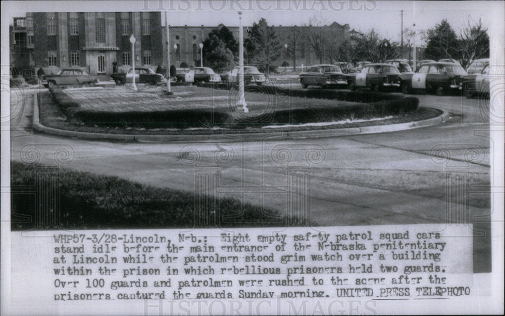 1955 Patrol Guard Lincoln Car Squad Prison - Historic Images