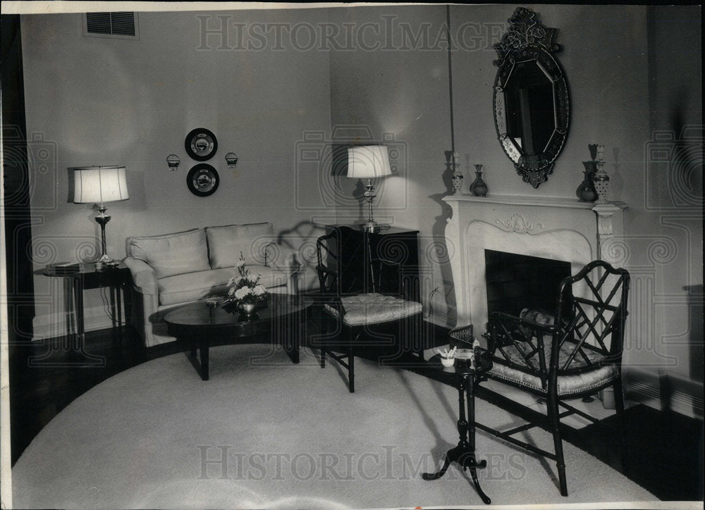 1964 Drawing Room Home Interior Decorations - Historic Images