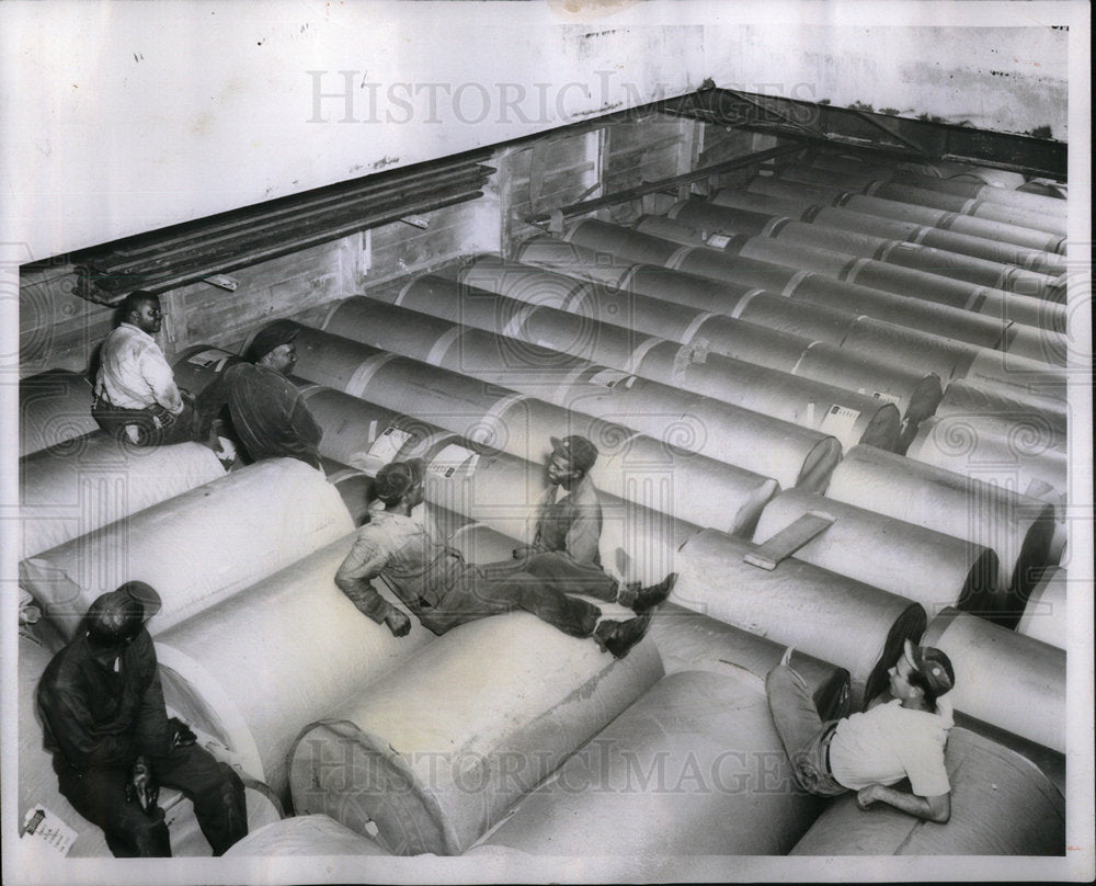 1957 Rolls Blank White paper Ship Building - Historic Images