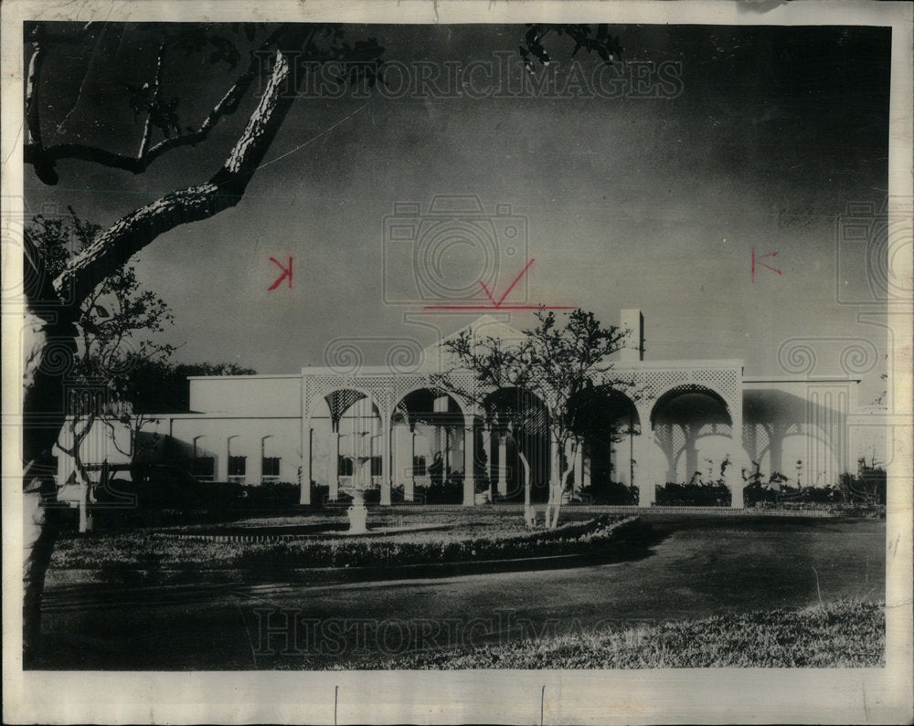 1966 Greenhouse colonnaded Portico White - Historic Images