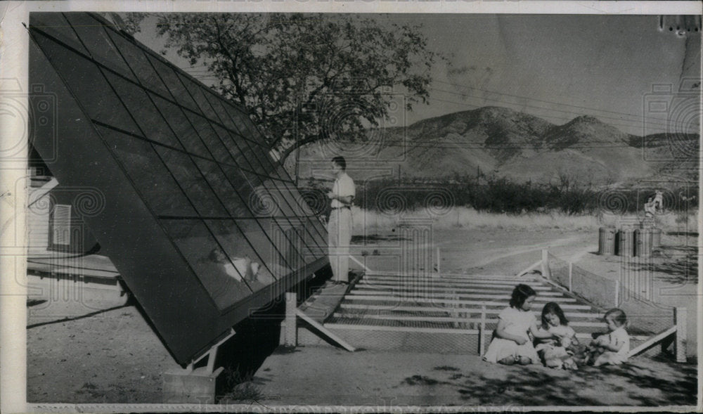 1955 Raymond Bliss Jr Solar Energy World - Historic Images