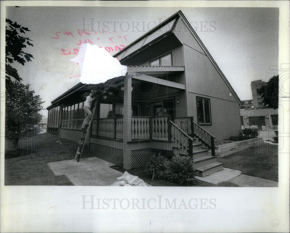 1982 Solar house student Washburn trade - Historic Images