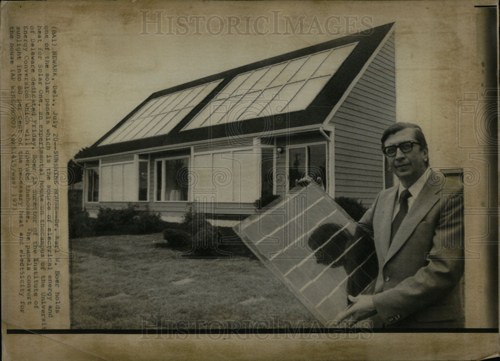 1973 Solar Panels Electrical Energy - Historic Images