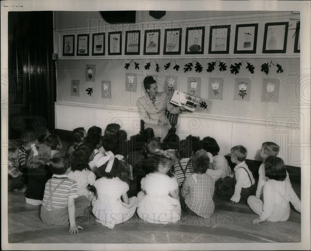 1949 Mrs Regina Heaney Teacher - Historic Images