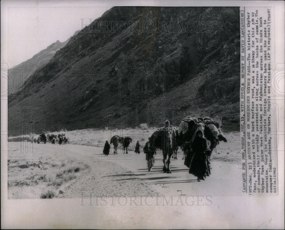 1962 Khyber Pass Mountains - Historic Images