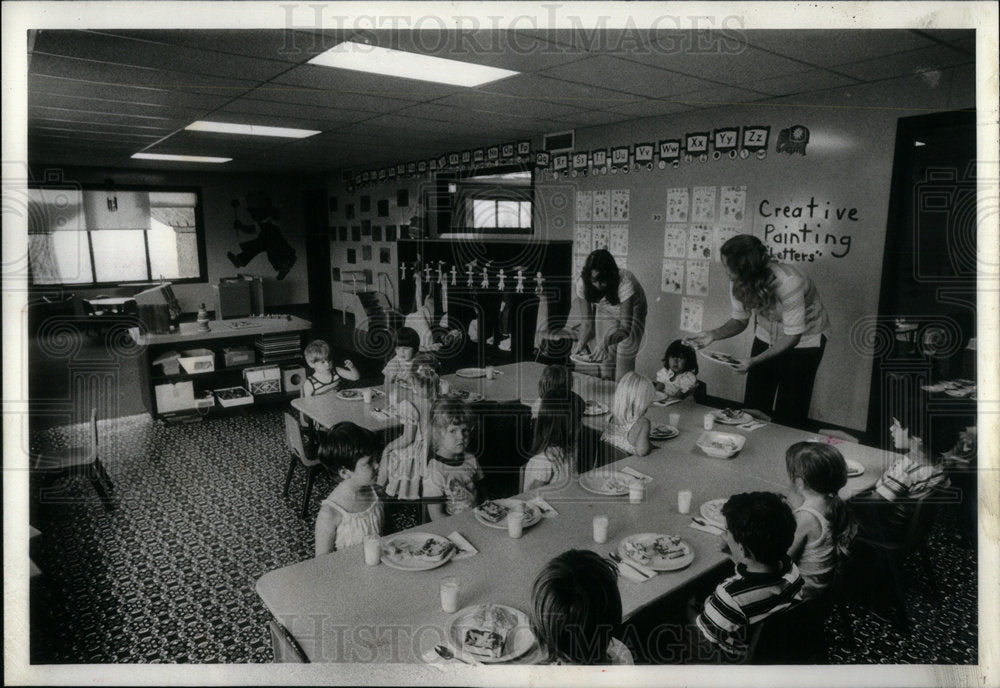 1979 Kindergarten Bloomingdale Play Yard IL - Historic Images