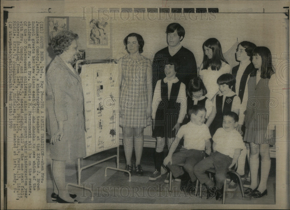 1970 Jeannette Conboy Edythe Brown school - Historic Images