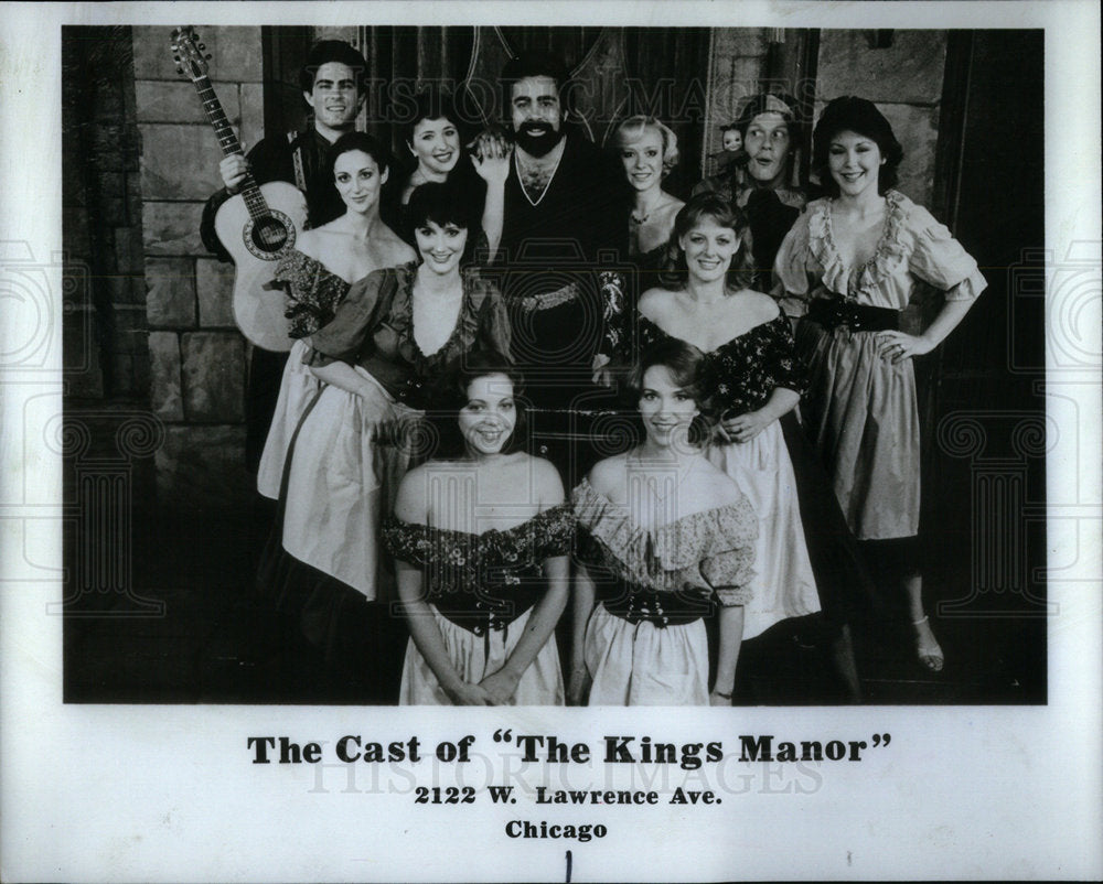 1985 Entertainers The Kings Manor Cast - Historic Images