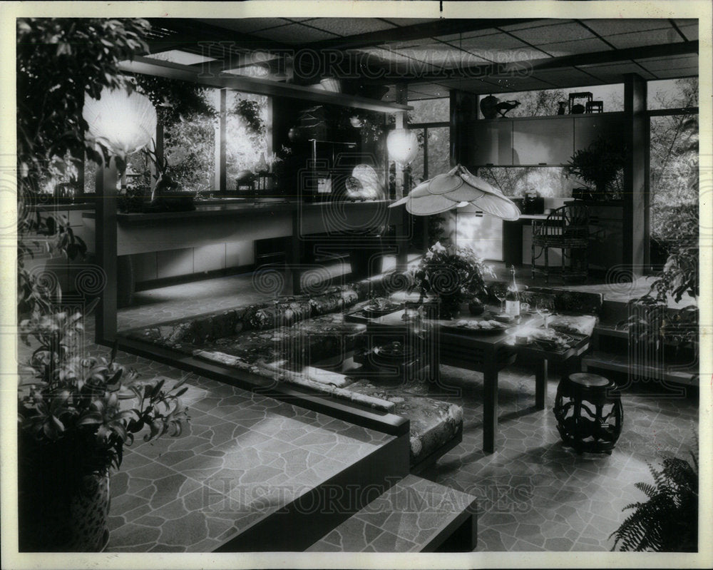 1981 Japanese tea house - Historic Images