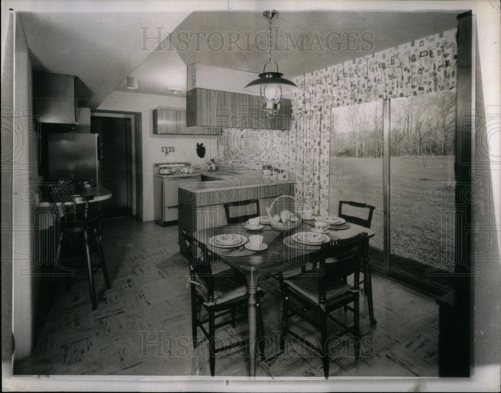 1963 Kitchen Family Room - Historic Images