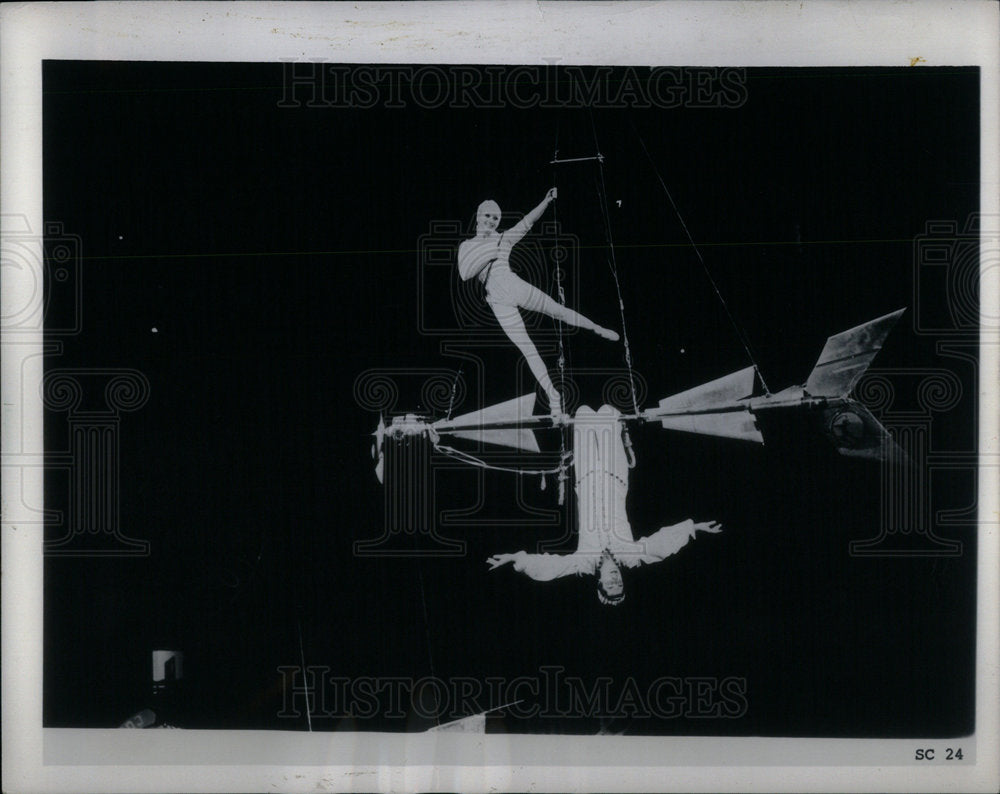 1976 Moscow Circus Acrobatic Act - Historic Images