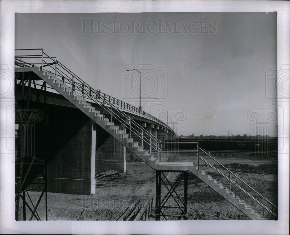 1955 Progress Report on Mannheim Bridge - Historic Images