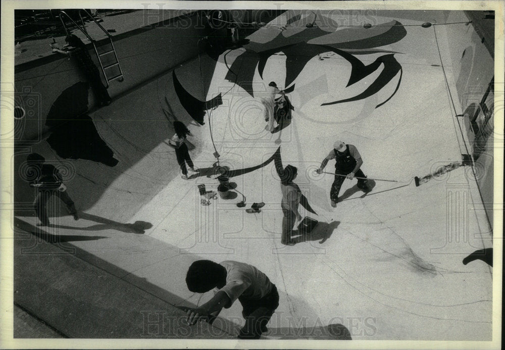 1981 Niles West High Students - Historic Images