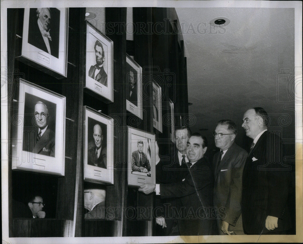 1961 McCormick Place Chicago President walk - Historic Images