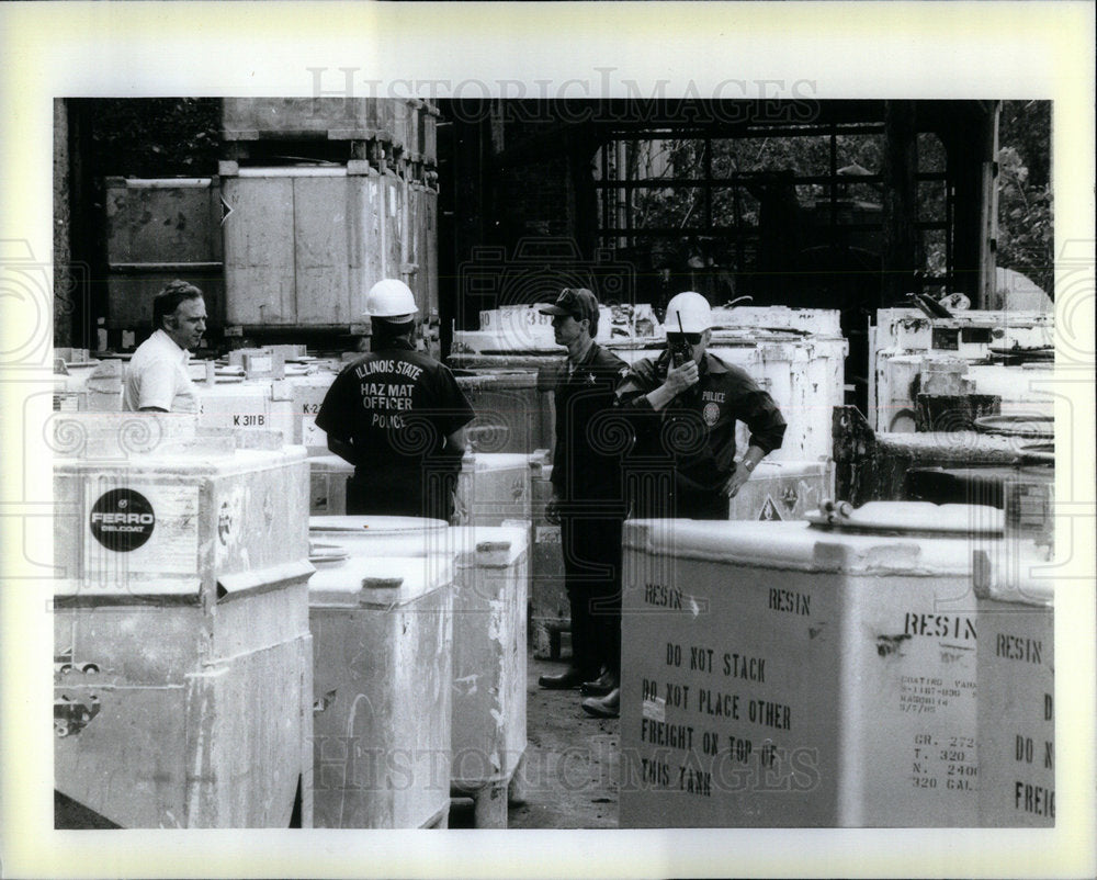 1985 Hazardous Chemical Wastes Chicago - Historic Images