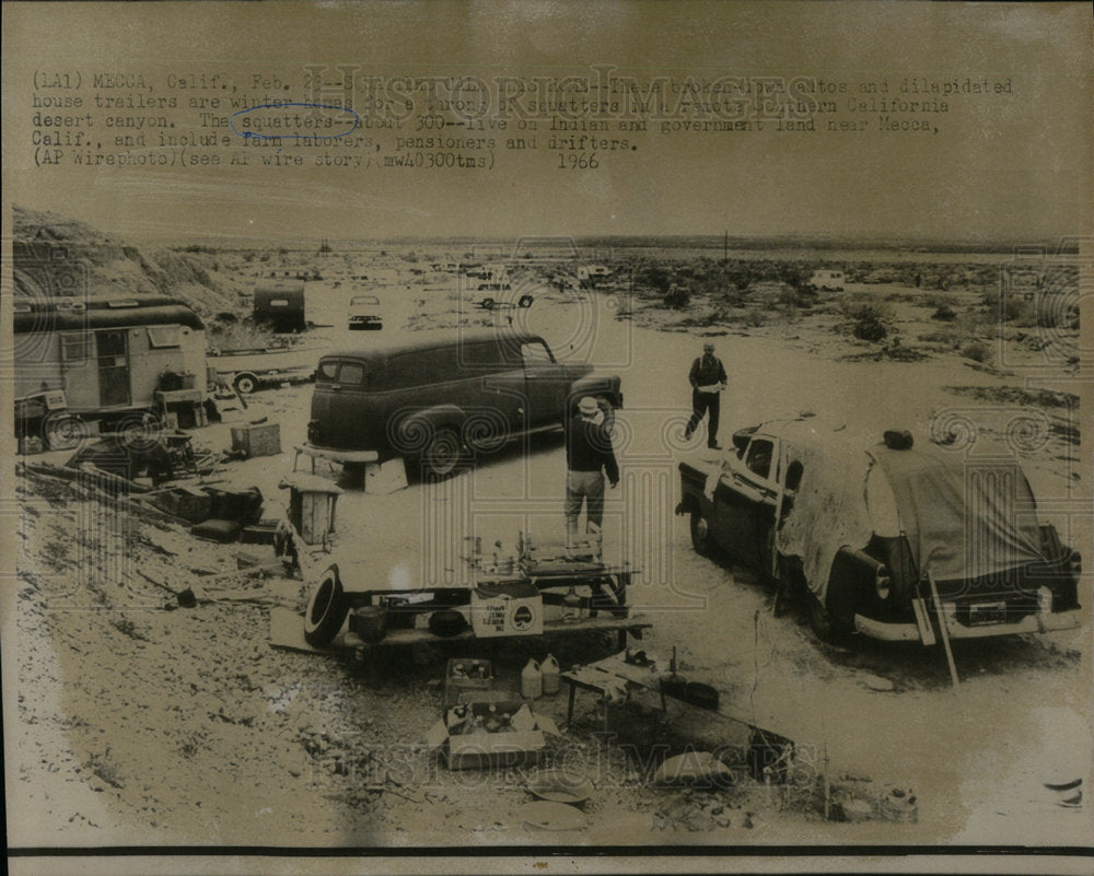 1966 Southern California Desert Canyon - Historic Images