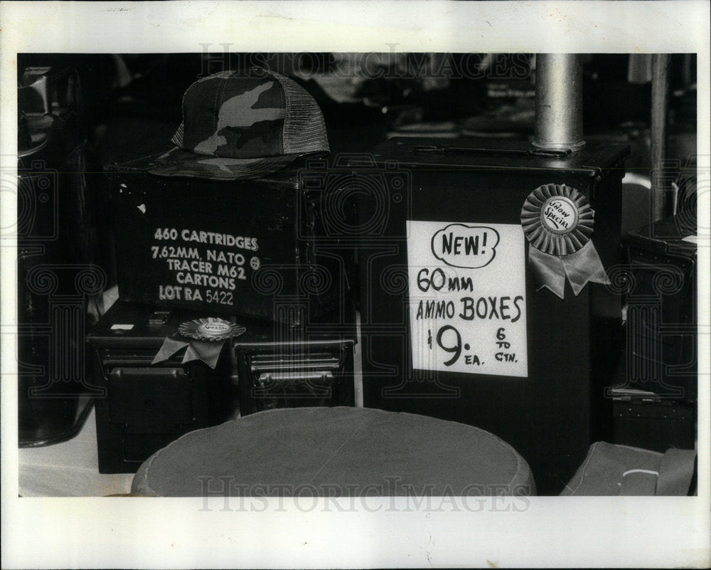 1980 Surplus General view of exhibits - Historic Images