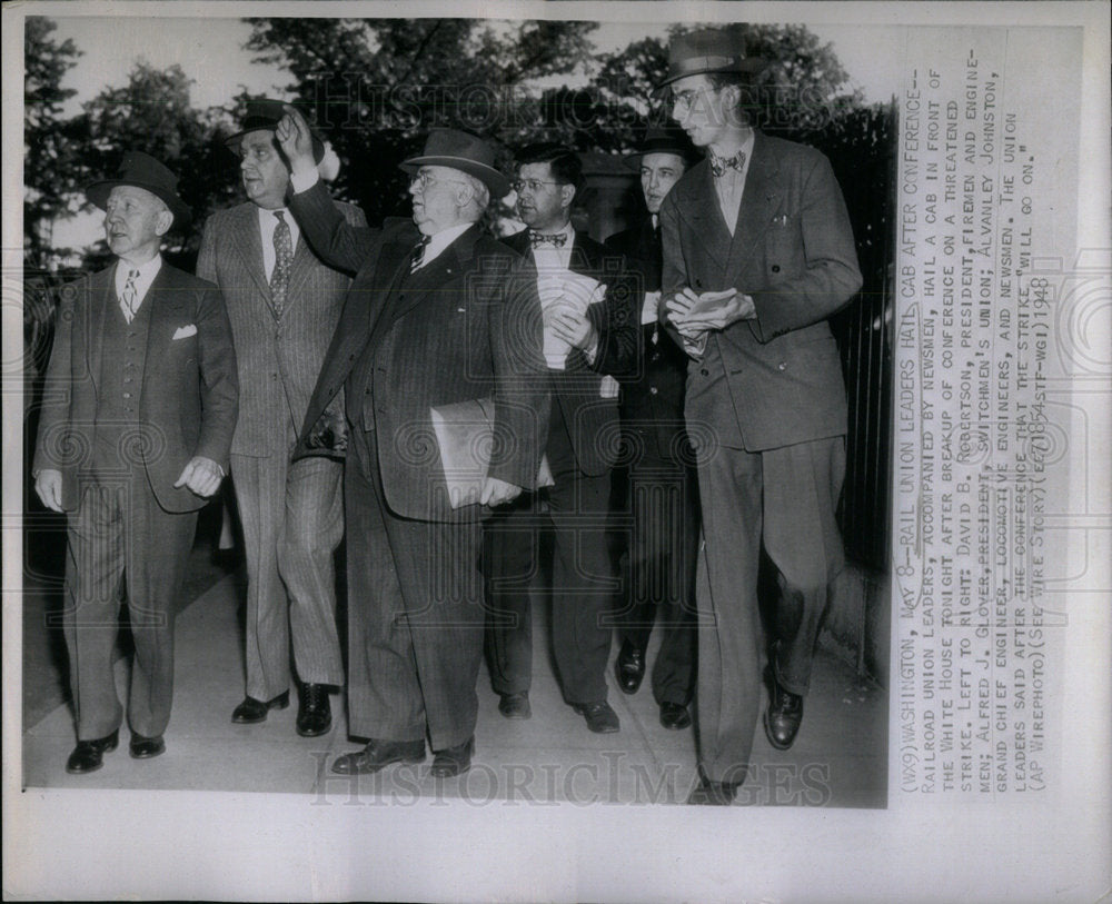 1948 Rail road union leaders - Historic Images