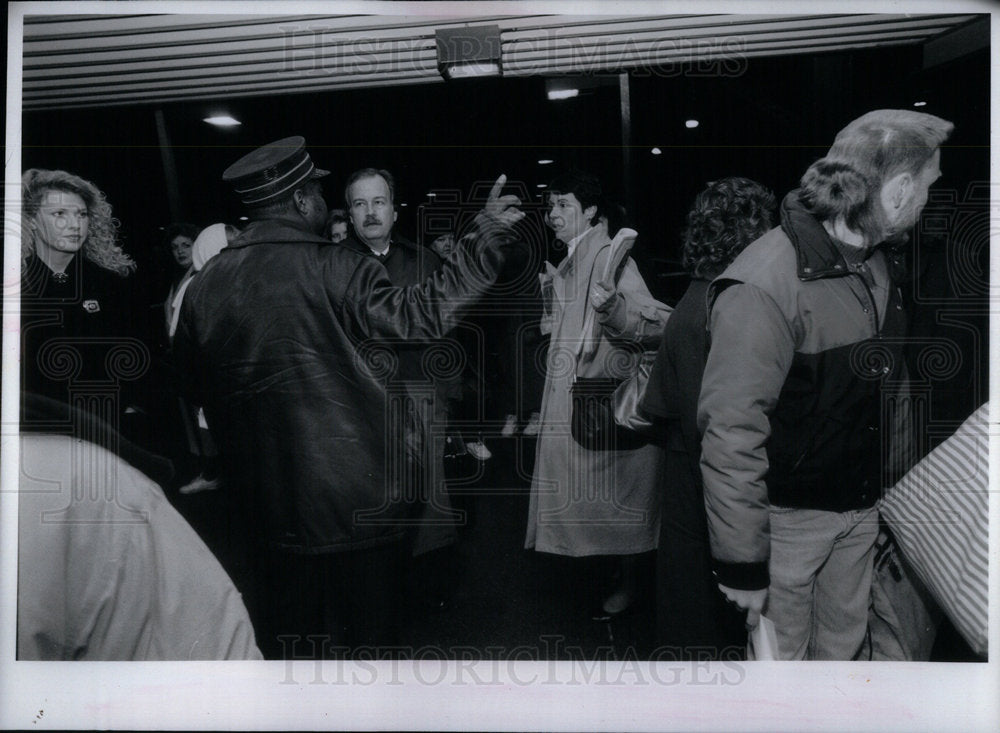 1993 Train Commuters - Historic Images