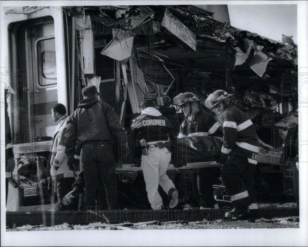 1993 railroad Accidents Chicago Area South - Historic Images