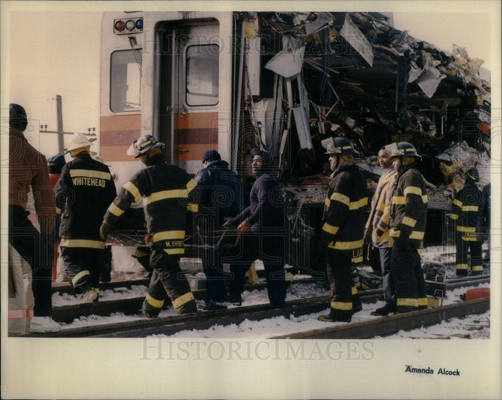 1993 Railroad accident, Chicago area - Historic Images