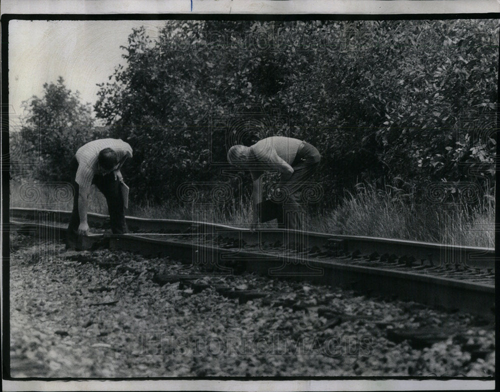 1974 Robert Layton Donald Queitt Railroad - Historic Images