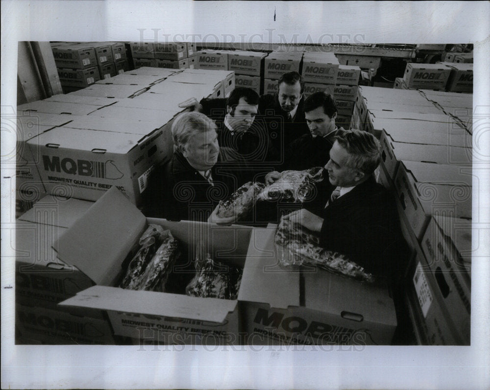 1979 Meat inspection - Historic Images