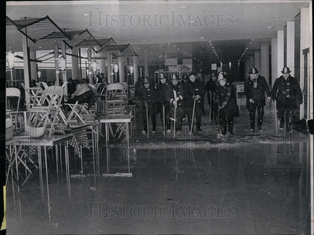 1967 Firemen Mopping McCormick Place - Historic Images