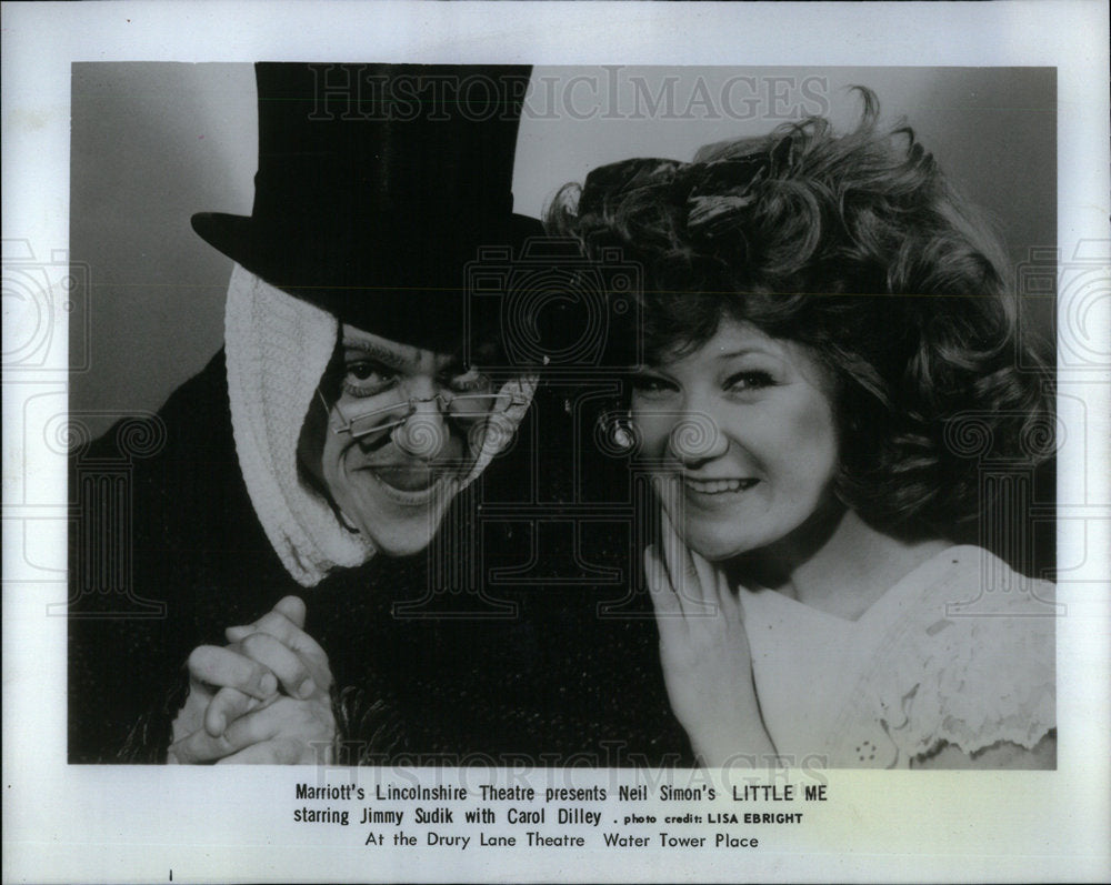 1982 Actors Jimmy Sudik And Carol Dilley - Historic Images