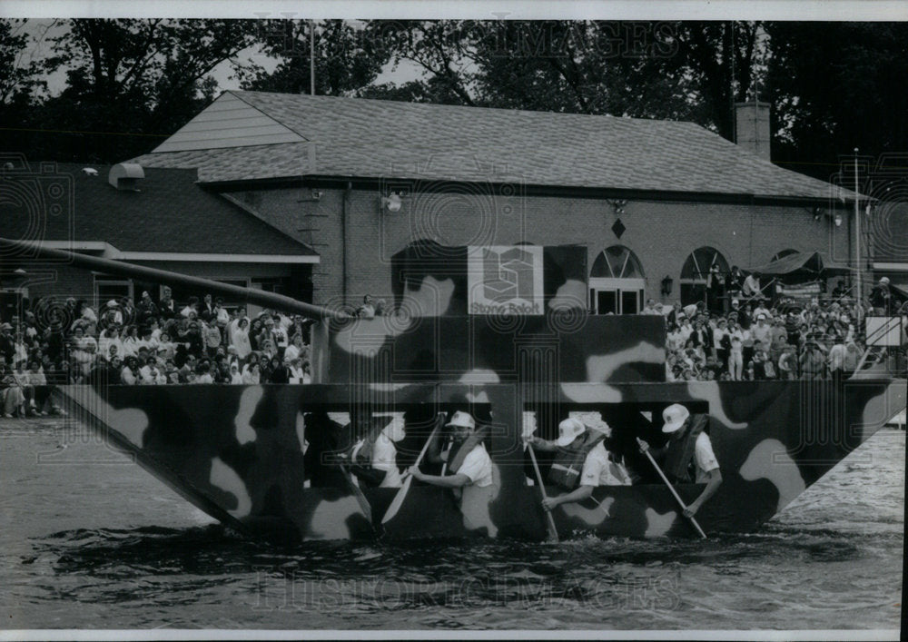 1990 America Cardboard Cup Regatta Camo - Historic Images