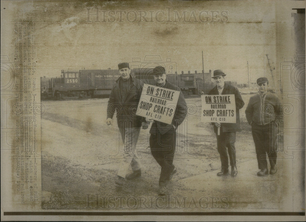 1970 National Strikes and walk outs - Historic Images