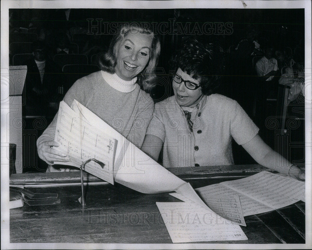 1970 Off The Ground Cast Musical Scores - Historic Images