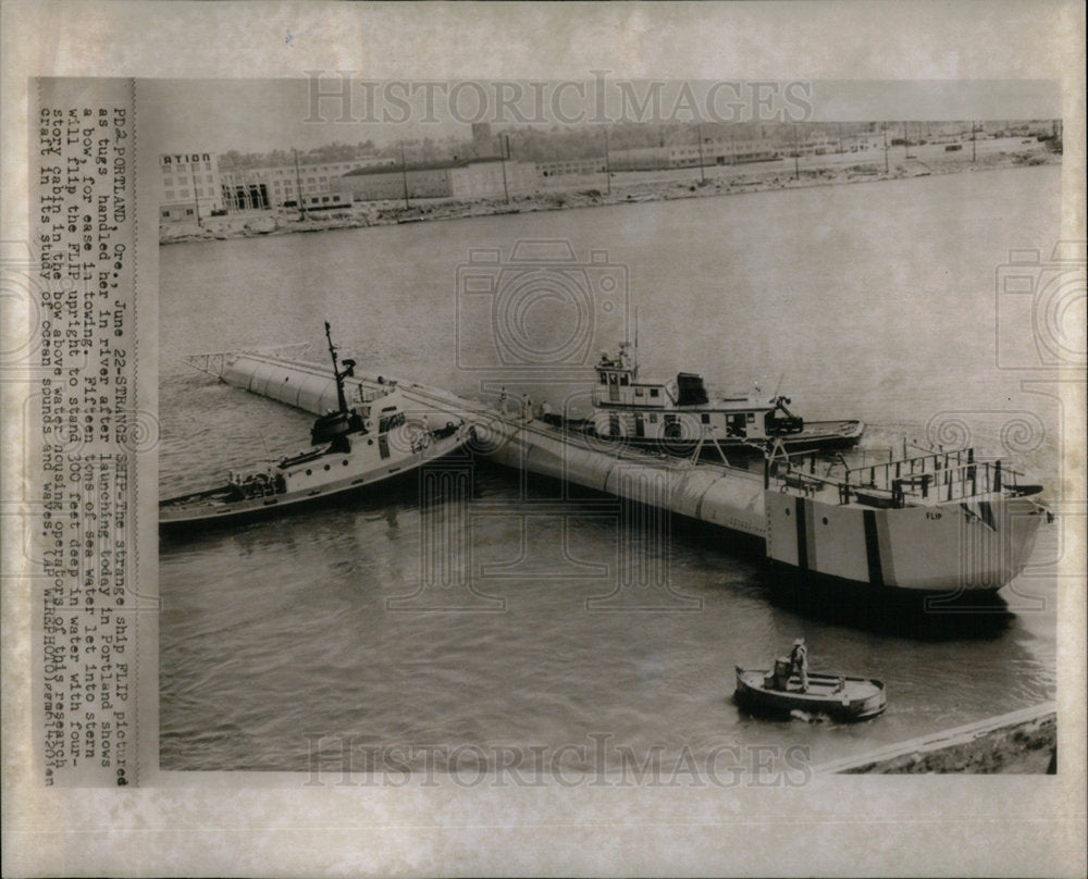 1962 FLIP Research Ship/Ocean Study - Historic Images