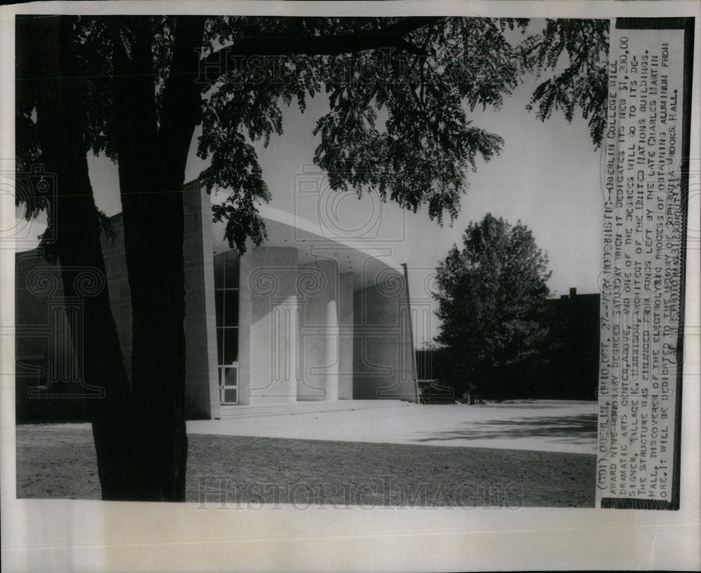 Oberlin College Dramatic Arts Center Ohio - Historic Images